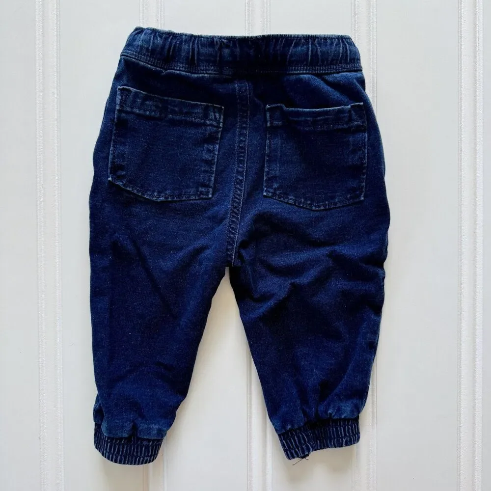 4/$10 - Children's Place Baby Boys Jeans with Adjustable Waistband | 12-18 Month